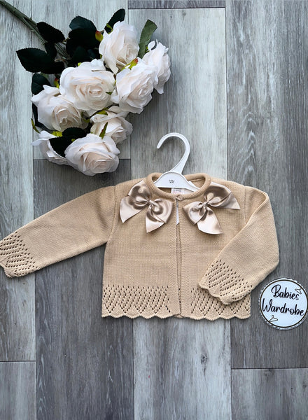 Brown Bow Spanish Cardigan