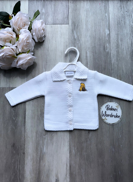 White Winnie The Pooh Cardigan