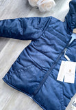 Navy & Blue Reversible Mintini Coat