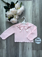 Pink Bow Spanish Cardigan