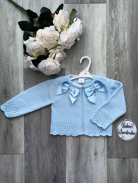 Blue Bow Spanish Cardigan