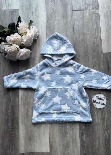 Blue & White Star Extra Soft Hoodie